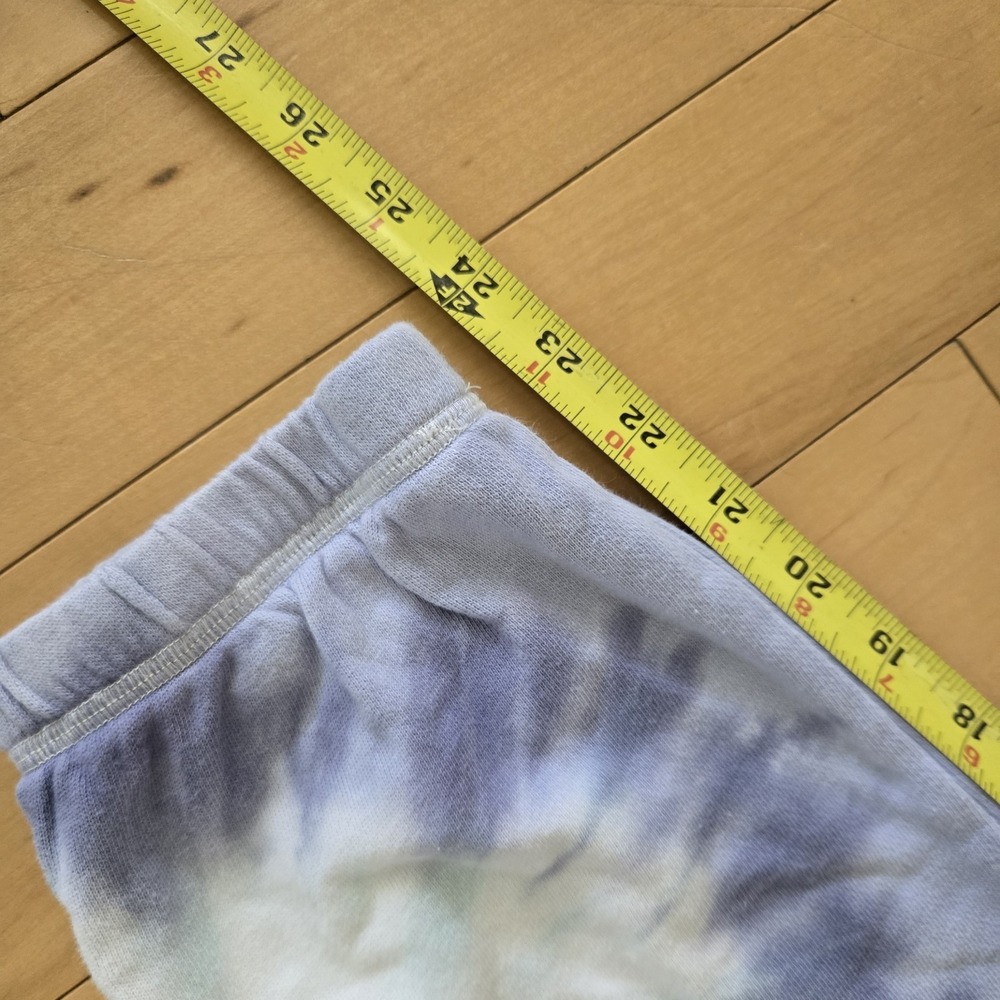 Sunburst Tie Dye Jogger Pant Sweatshirt Set Blue White Womens Small S - Picture 16 of 16